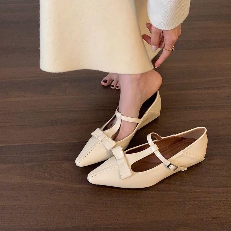Fashion Retro Woman Shoes Female Footwear Pointed Toe Clogs Platform Increas Height Dress New Summer Creepers Increased Internal Mary