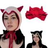 Unique Horn Bucket Hat Head Covering Beanies Earflaps Halloween Costume