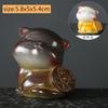 Creative Resin Color-changing Tea Pet Cute Rabbit Model Ornaments  Tea Figurine Animal Decoration Tea Set Decors Accessories