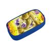 Dragon Ball Blue Double-Layer Pencil Case for Students, Goku Merchandise, Large Capacity, Wear-Resistant.
