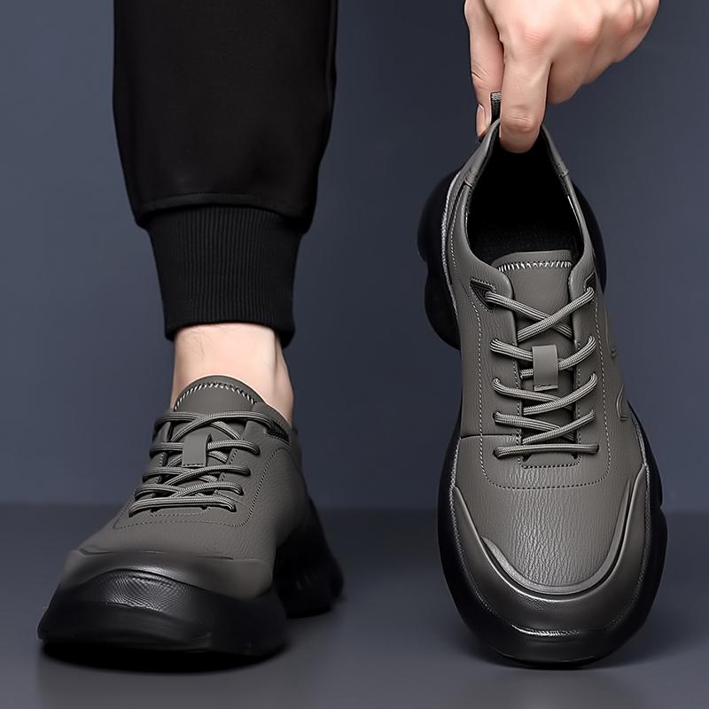 Fashion Fashion Men Walking Shoes Outdoor Casual Sneakers Non-Slip Travel Hiking Shoes Solid Color Treking Footwear Simple Man Trainers