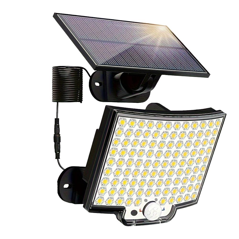 

3 Modes Split Solar Lights Outdoor Waterproof with Motion Sensor Floodlight Remote Control for Patio Garage Backyard Wall Lamps