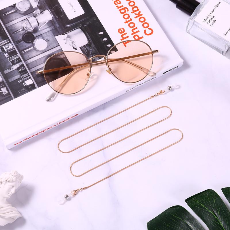 Einfache Schlangenknochen-Brillenkette zum Umhängen, Anti-Fall-Sonnenbrillen-Brillenband-Halskette