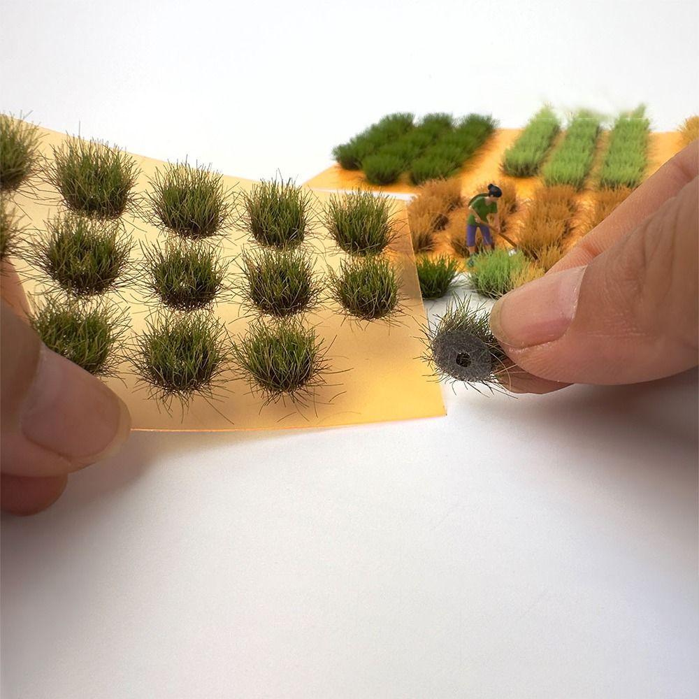 Nylon Artificial Grass Tufts DIY Grass Cluster Multicolor Grass Tufts Model