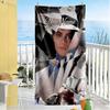 Michael Jackson Personalized Name Beach Towel High Absorbency & Quick-Dry Suitable for Swimming Gym Camping Yoga Vacation