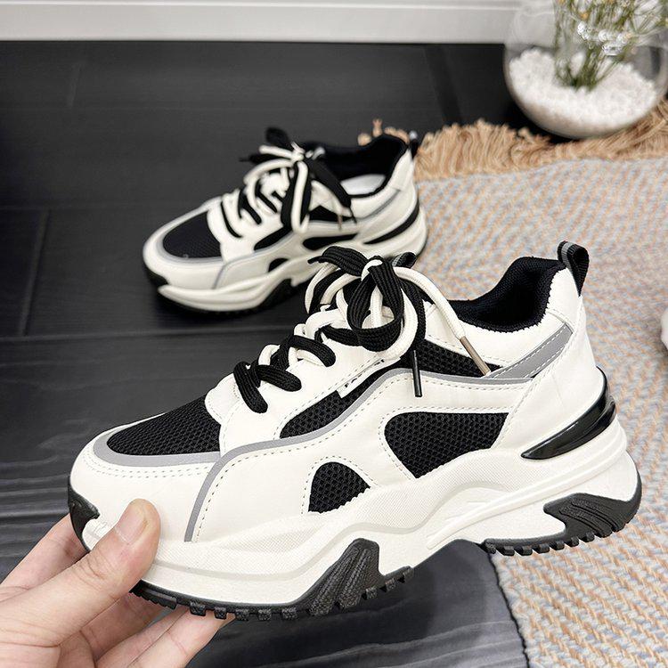 "Spring 2023 Women's Dad Shoes with Thick Soles and Elevated Style - Casual Sneakers for Women"