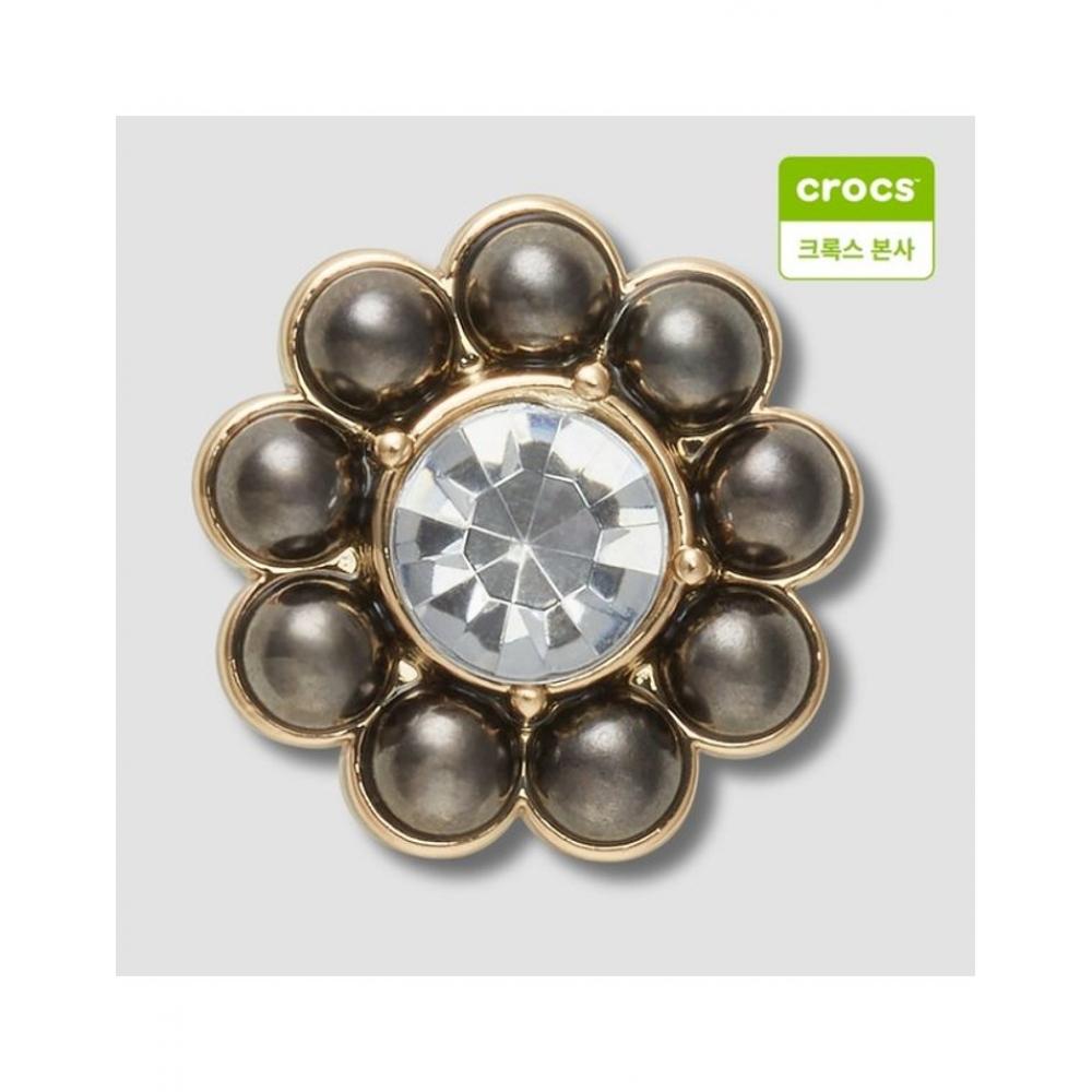 

Crocs Dark Small Flower Zibbitz Charm 10014201 onefree