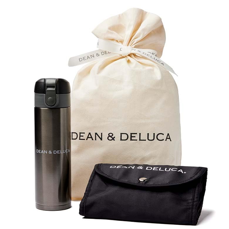 

Подарочная кружка-бутылка-сумка для покупок [Dean & Deluca] & чёрный