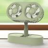 Telescopic Mini Table Fan Folding Air Cooler USB Desktop Small Fan  Running