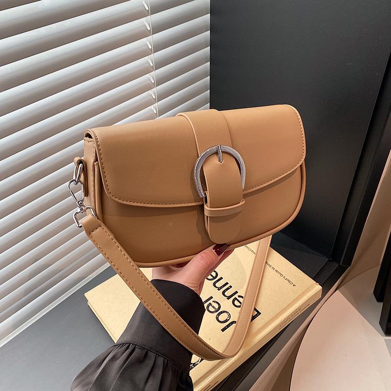 

Летняя новая нишевая мода популярная универсальная сумка-малышка с пряжкой-булавкой через плечо, кроссбоди, женская сумка хаки