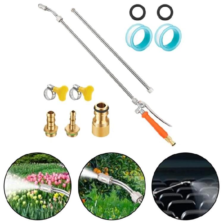 Convertible Sprays Poles With Steel Lock Mechanism Ergonomic Handle For Hard Deep Cleaning