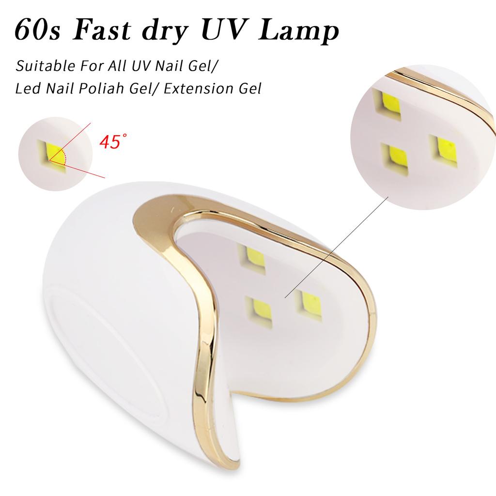 Dinosaur Egg Manicure Light Portable Manicure Light Mini Phototherapy Light Nail Piece Baking Light Manicure Light Handheld Small Light