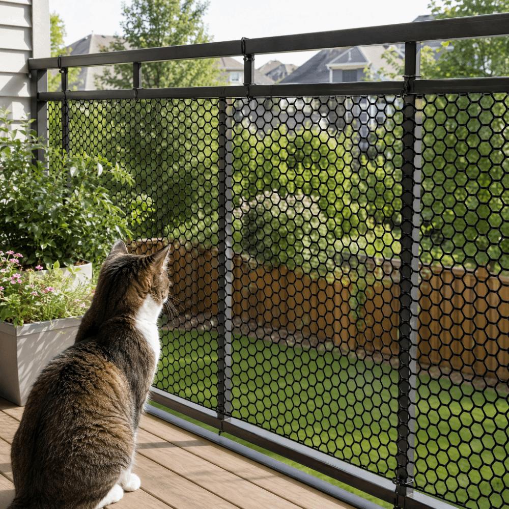 Thickened Garden Fence Net Mesh Fence Net Roll Environmental Protection Plastic Net Chicken Coop