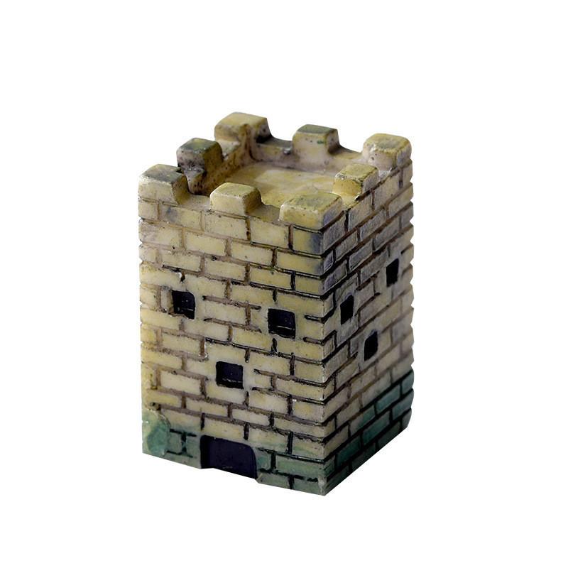 

Аутентичное украшение в виде ворот замковой стены из смолы для акваскейпинга и горшков с суккулентами Square 4cm