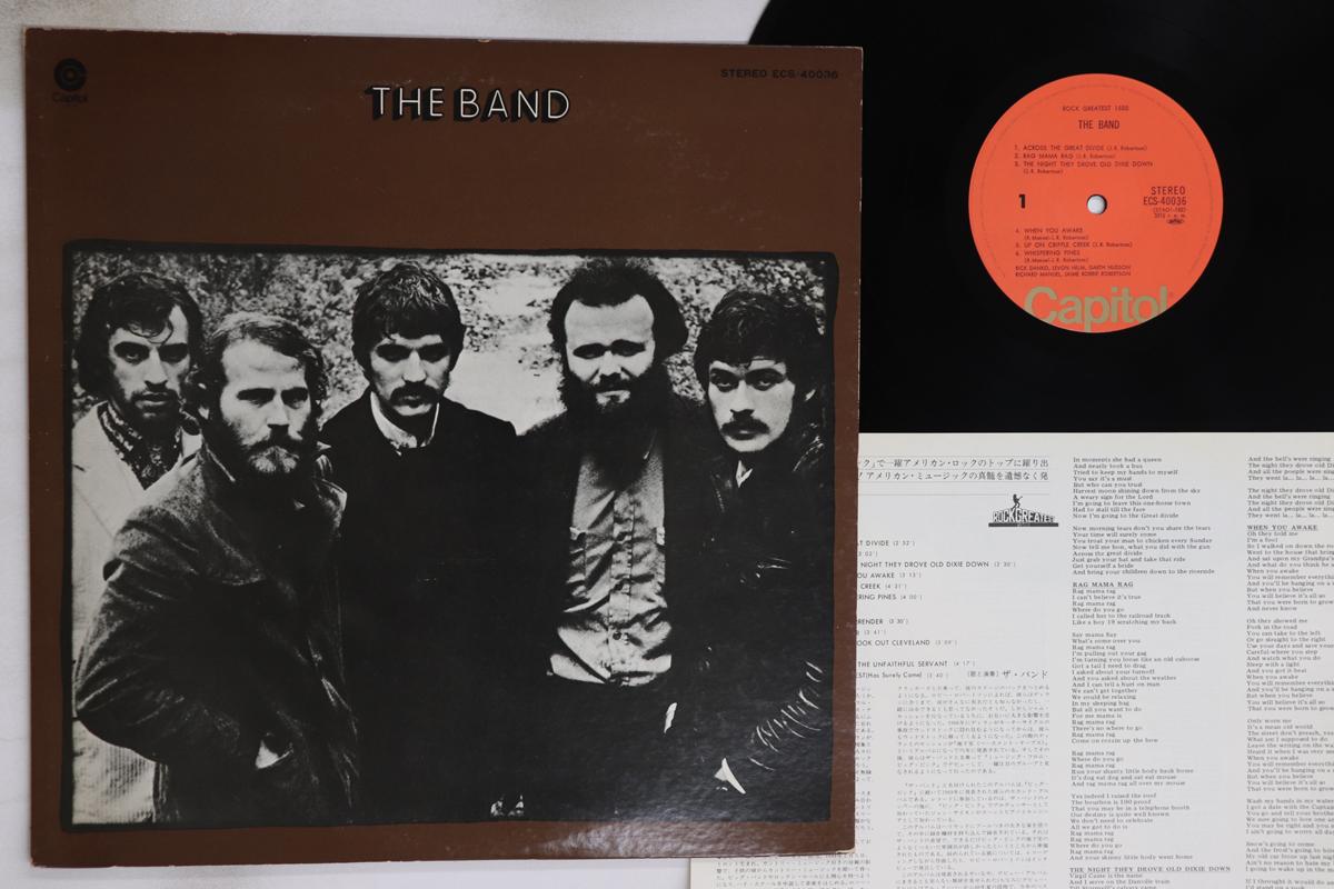 

LP Record BAND - Band ECS40036 CAPITOL 1977 Japan Rock Used