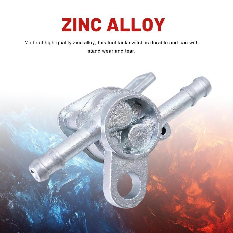 Inline Fuel Tank Tap Valve Petcock On-Off Switch Gas Fuel Tap Switch for Motorbike Mini Auto Dirt Bike
