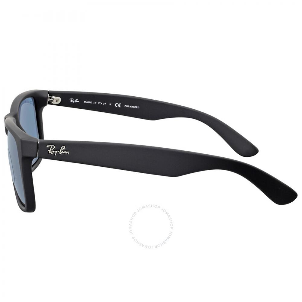Ray Ban JuStin ClaSSic Polarized Blue ClaSSic Rectangular Men S SunglaSSeS Rb4165 622 2v 54