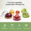 Avocado Saver Holder Food Crisper Storage Box BPA Free Transparent Lid Design Easy To Clean Reusable Fruit Keeper Storage Container