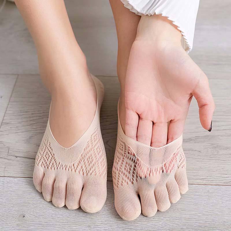 

Пальцы Носки Весна и Лето Тонкий Хлопок Носки Сетка Дышащий Силиконовый Каблук Лодка Носки Лето Невидимые Носки