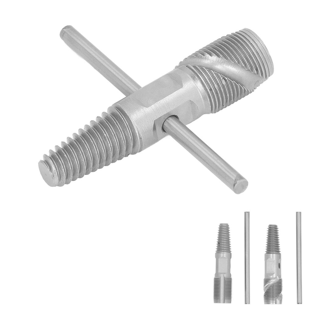 2 in 1 3/4 Inch Double Broken Screw Extractor 65 Manganese Steel Broken Pipe Remover Use T