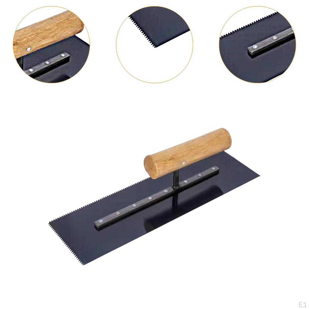 Verputzkelle Pro Holzbodenwerkzeug Leichtgewicht, ergonomisches Design, flache Endbearbeitungshand