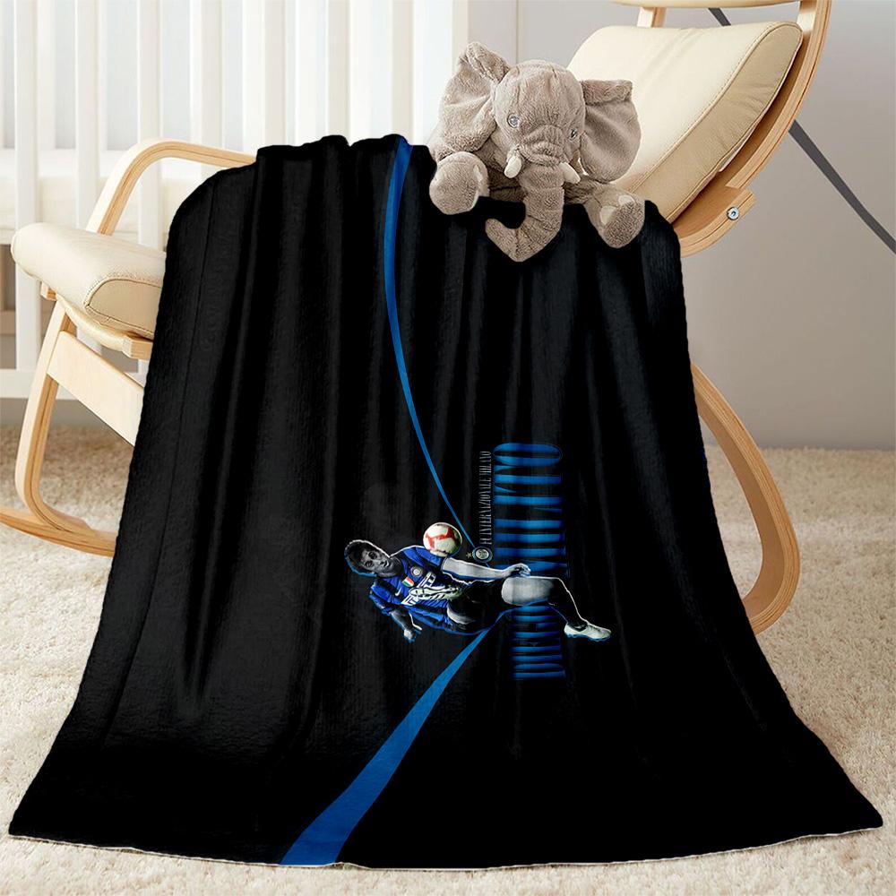 Man City Player Celebration Blanket Ultra-Soft Suitable for Seaside Bed Picnics for All Occasions Playful Design