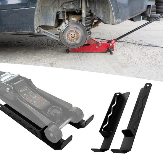 2Pcs Floor Jack Stand Rack Wall Mount Organizer Strong Load-bearing Easy To Install Hydraulic Trolley Jack Holder Storage Brackets