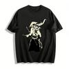 Vintage Ronin Ukiyo-e Print Casual Top Pure Cotton T-shirt