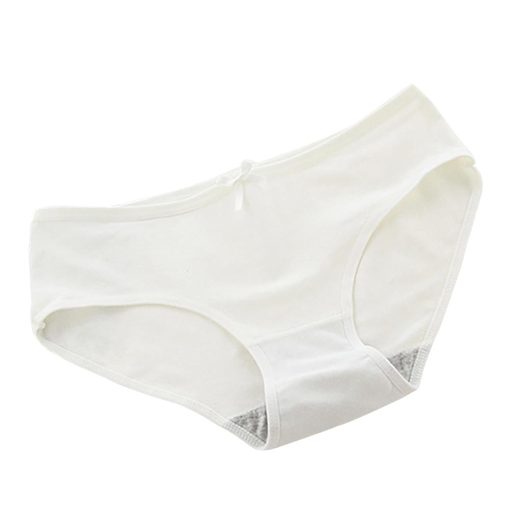 

3 шт. Женское нижнее белье Дышащие хлопковые трусы Однотонные бесшовные со средней посадкой m