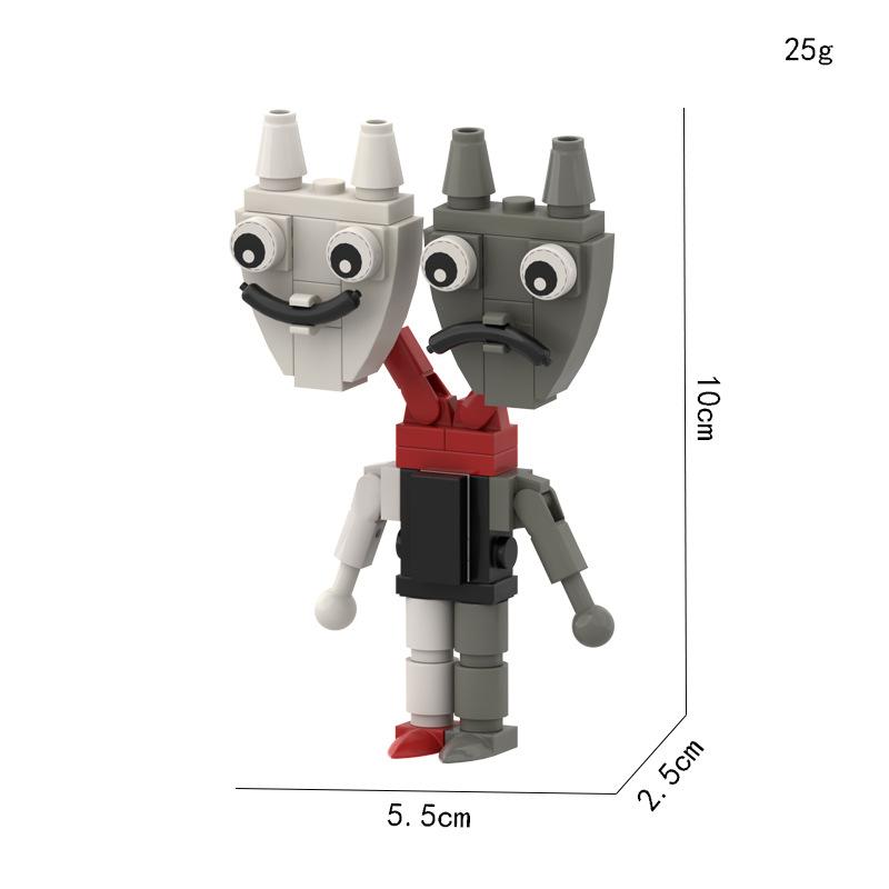 2024 3D Kinder-Block-Kunststoff-Spiel-Designer für Jugendliche und Kinder Dandy's World