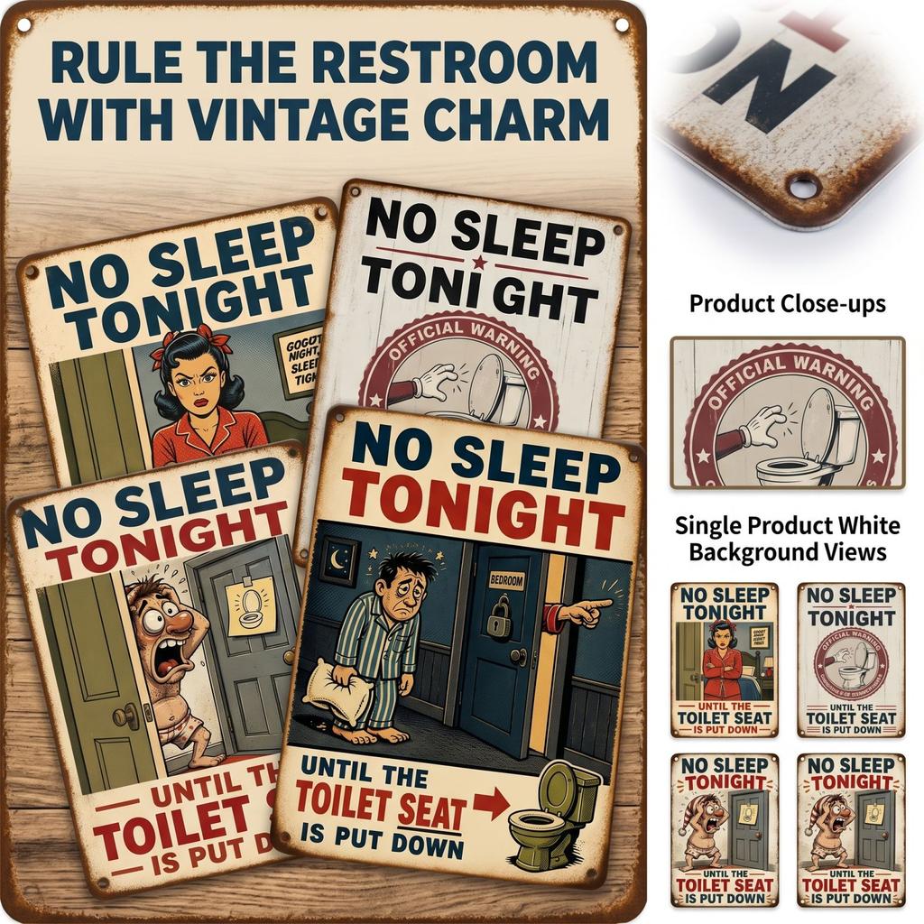 Vintage Sign Retro Print Decorative Wall