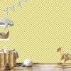 Checkerboard Yellow Wallpaper for Living Room and Bedroom 50x1000