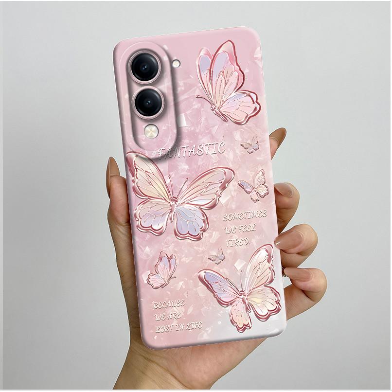 For Vivo Y04 Y29s 2025 Case Aesthetic Luxury Fashion Cute Soft Silicone Cover Shockproof Fundas For Vivo Y29S 5G Y 04 Phone Case