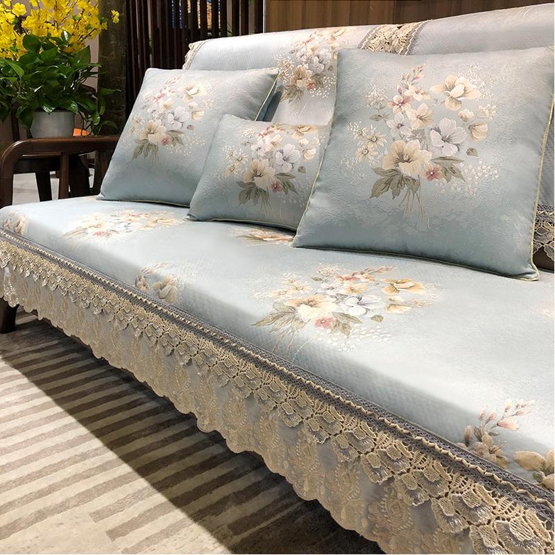 Chenille Jacquard Fabric Sofa Covers Anti-slip Four Seasons Universal Couch Cover Living Room Decoration Sofa Towel Home Decor