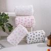 Trendy Cotton Makeup Bag Fresh Color Storage Organizer Cosmetics Bag Bow-knot Patterns Cosmetics Pouch Home Travel
