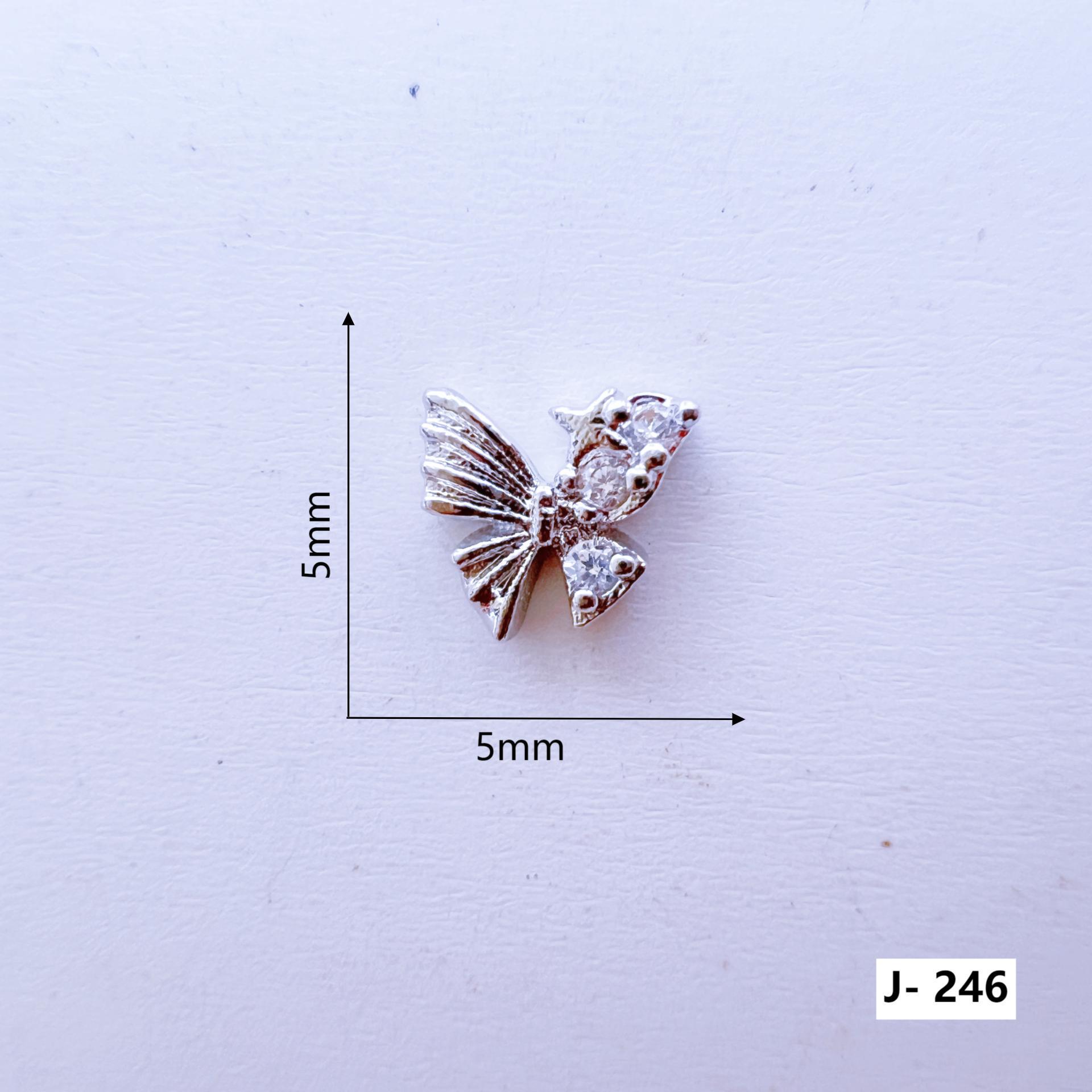Copper Inlaid Zirconia Diamond Tassel Nail Art Decorations - Wearable Nail Accessories