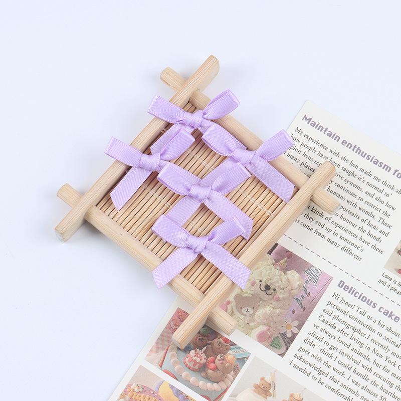 0.6CM Polyester Ribbon Bow - Small Bow Accessories