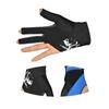 Snooker Billiards Black Eight Dedicated High-end Three-finger Gloves Fingerless