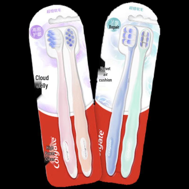 Colgate Velvet Cushion Soft Toothbrush Twin Pack