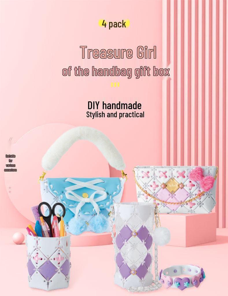 Japanese Patchwork Bag DIY Toy for Kids – Creative & Educational