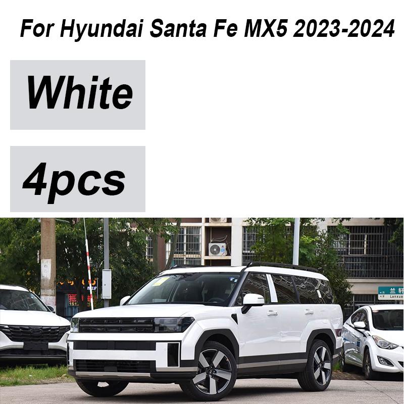 4 ks Malované Pro Hyundai Santa Fe MX5 Příslušenství 2024 Zástěrky Přední Zástěrky Zadní Blatníky Zástěrka Blatníky Autopříslušenství