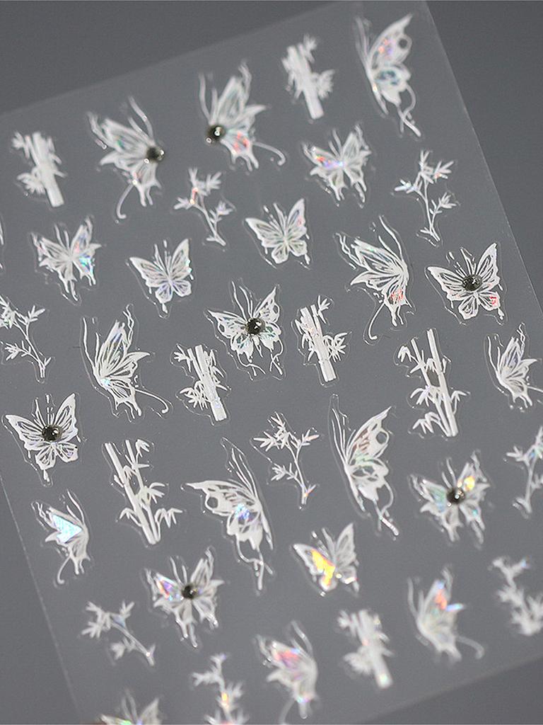 1Pcs 5D Nail Stickers Cartoon Jelly Mushroom Rabbit Nail Art Sticker Nail Decoration Slider Decal Adhesive Transfer Part