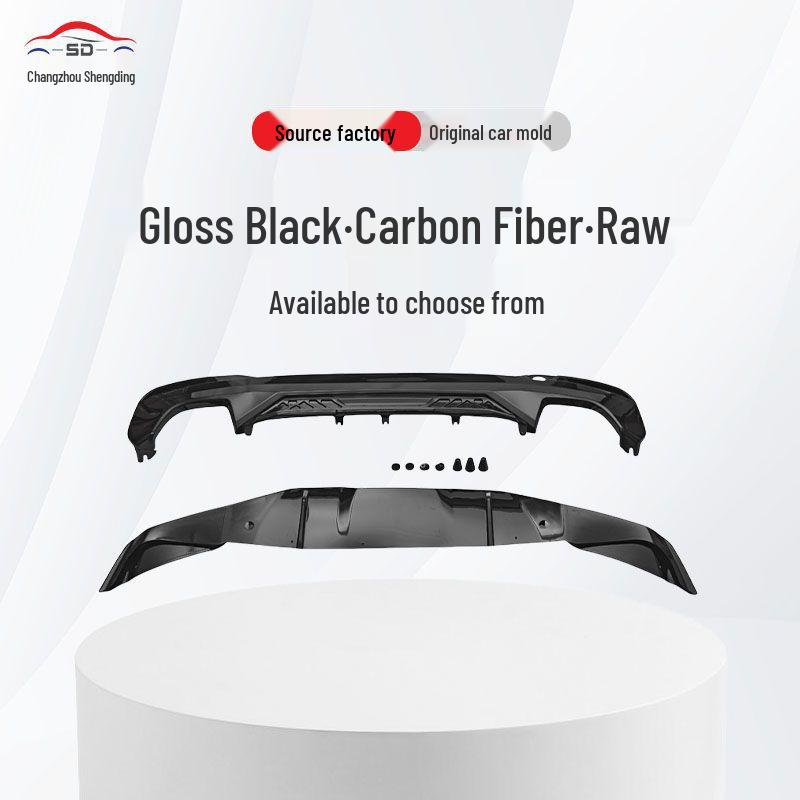 Gloss Black Carbon Fiber MP Rear Lip for BMW 5 Series G30/G38 Pre-Facelift & Facelift Bumper
