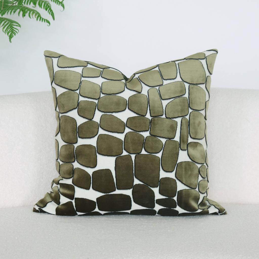 Bohemia Dark Green Throw Pillowcase Cojines Vintage Cotton and Linen Sofa Cushion Cover Headboard Pillow Covers 30x50/45x45cm