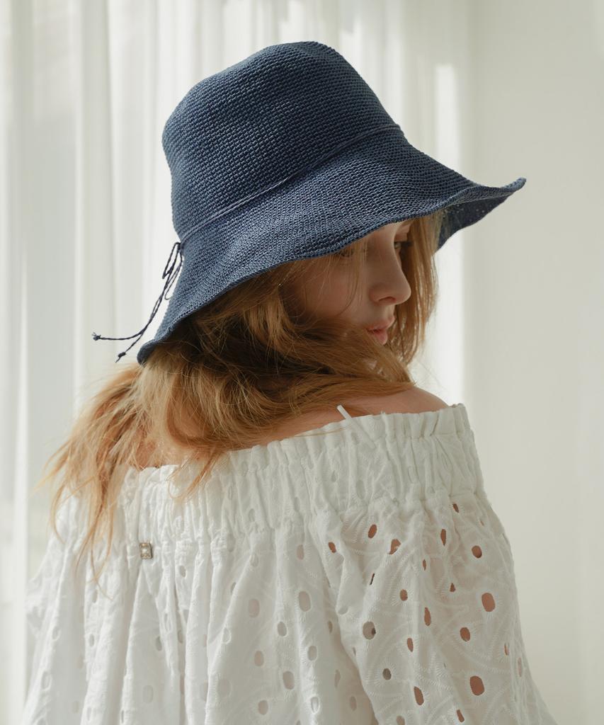 Kaliseumontapone Cleo Raffia Cloche Hat