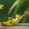Practical Frogs Sculpture Functioning As Ornament and Garden Decoration for Stylish Home and Garden Enhancement