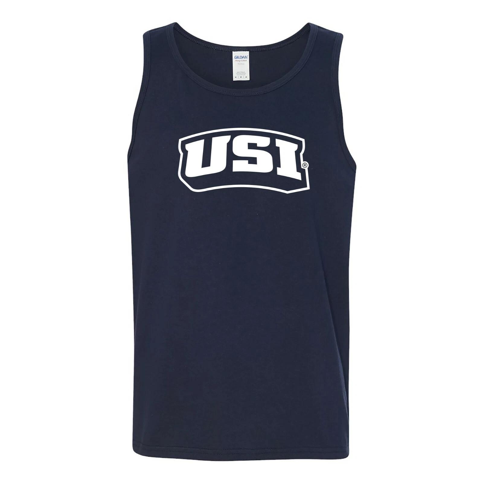 Southern Indiana Screaming Eagles Basic Block Tank Top - Navy S
