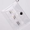 Colourful Transparent Coin Clip Organizer Small Wallet Loss Prevention Clip Japanese Currency Sorting Travel Portable Card Case
