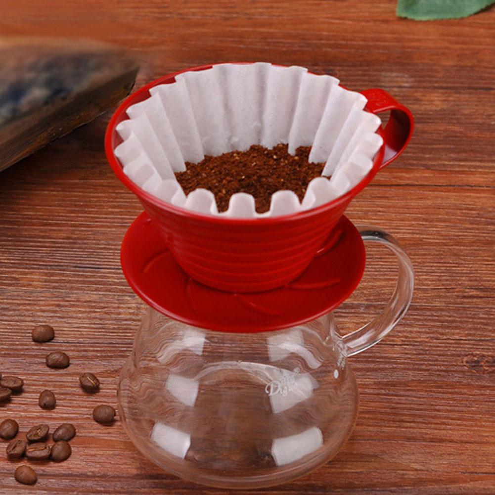 Cake Cup Shaped Wavy Disposable Coffee Filter Paper Replacement for Coffee Making Coffee Filter Paper Coffee Paper Filter