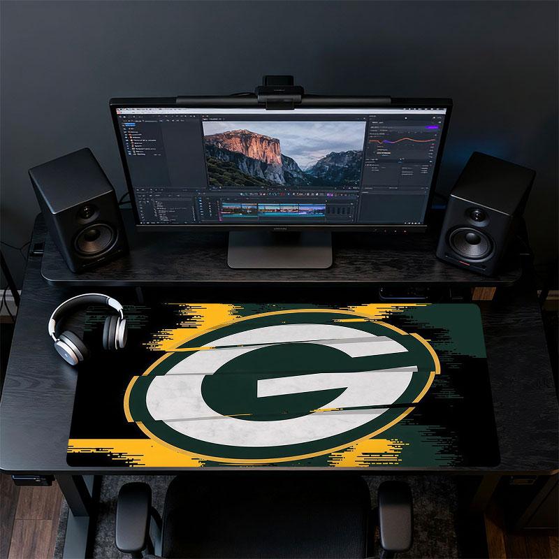 Pittsburgh Steelers Art Mouse Pad, Large Gaming Desk Mat, Non-slip XXL Mousepad for Laptop & Tablet, Mini PC Playmat with Stitched Edges